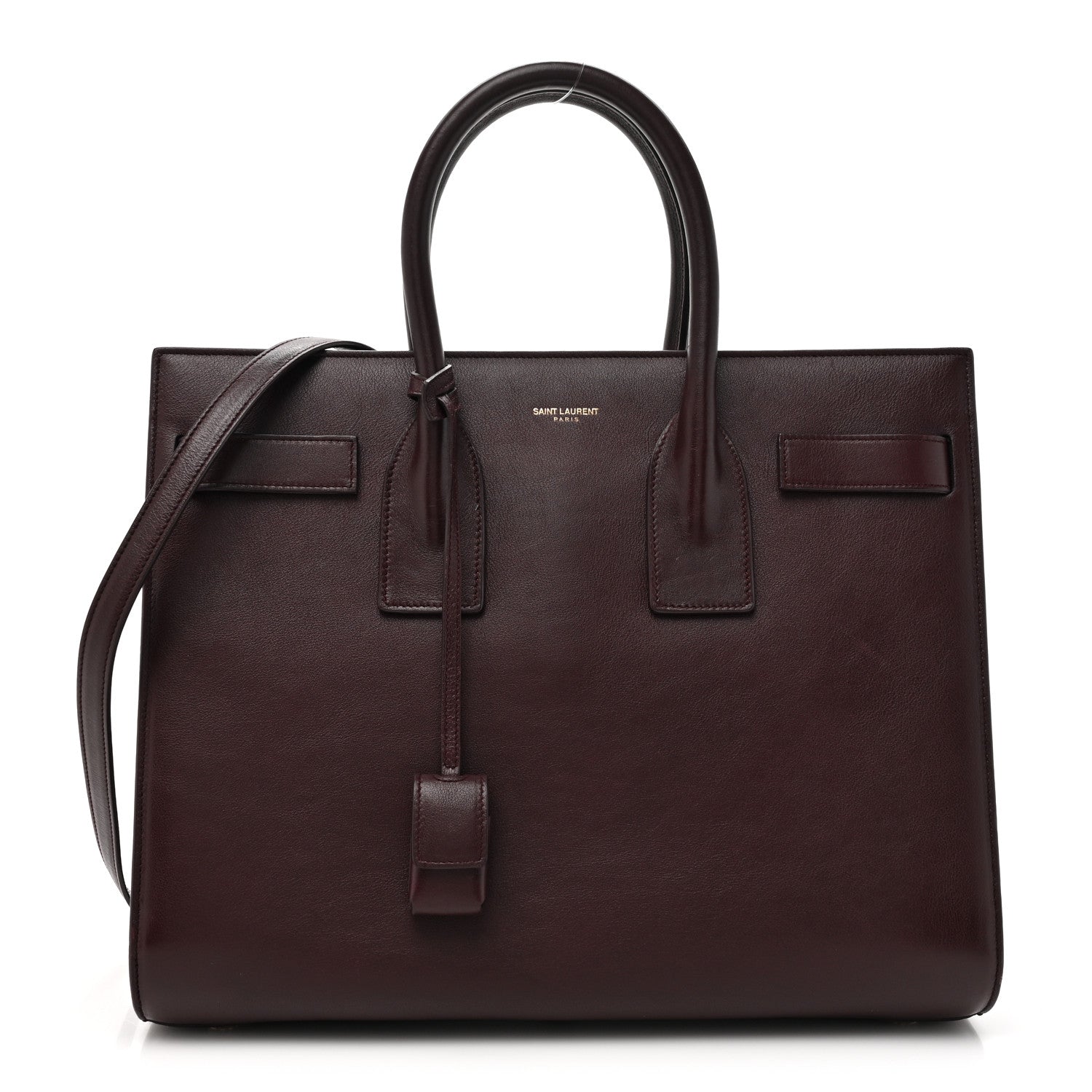 Saint Laurent Calfskin Small Sac De Jour Bordeaux 1 of 19