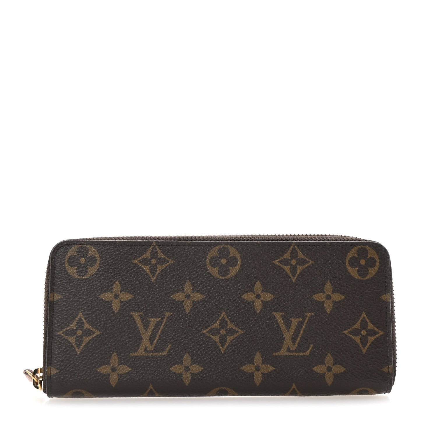 Monogram Clemence Wallet Rose Ballerine
