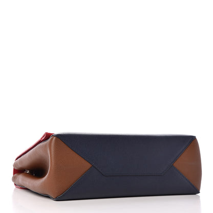 Louis Vuitton Calfskin Lockme II Top Handle Rubis Marine 4 of 9