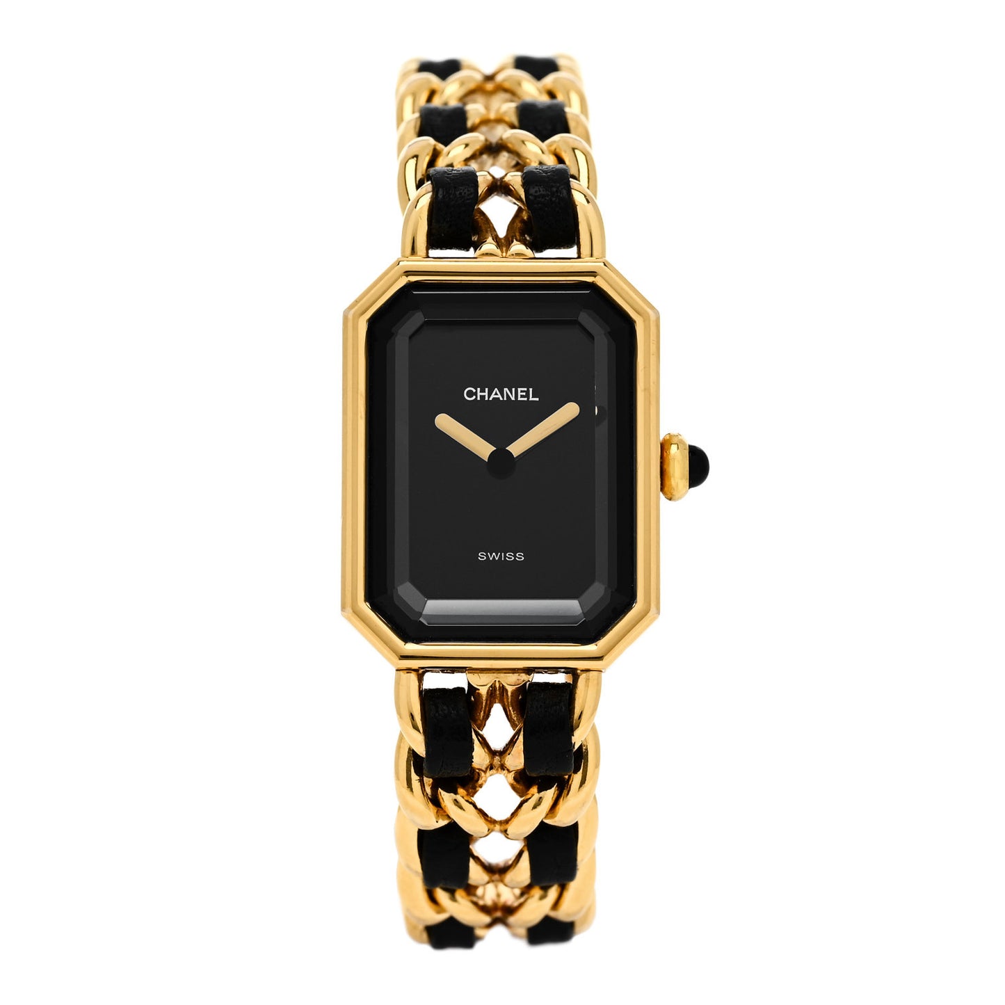 Stainless Steel Lambskin 20mm Chain Premiere Quartz Watch Gold L