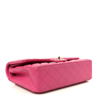 Chanel Lambskin Quilted Medium Double Flap Pink 4 of 11