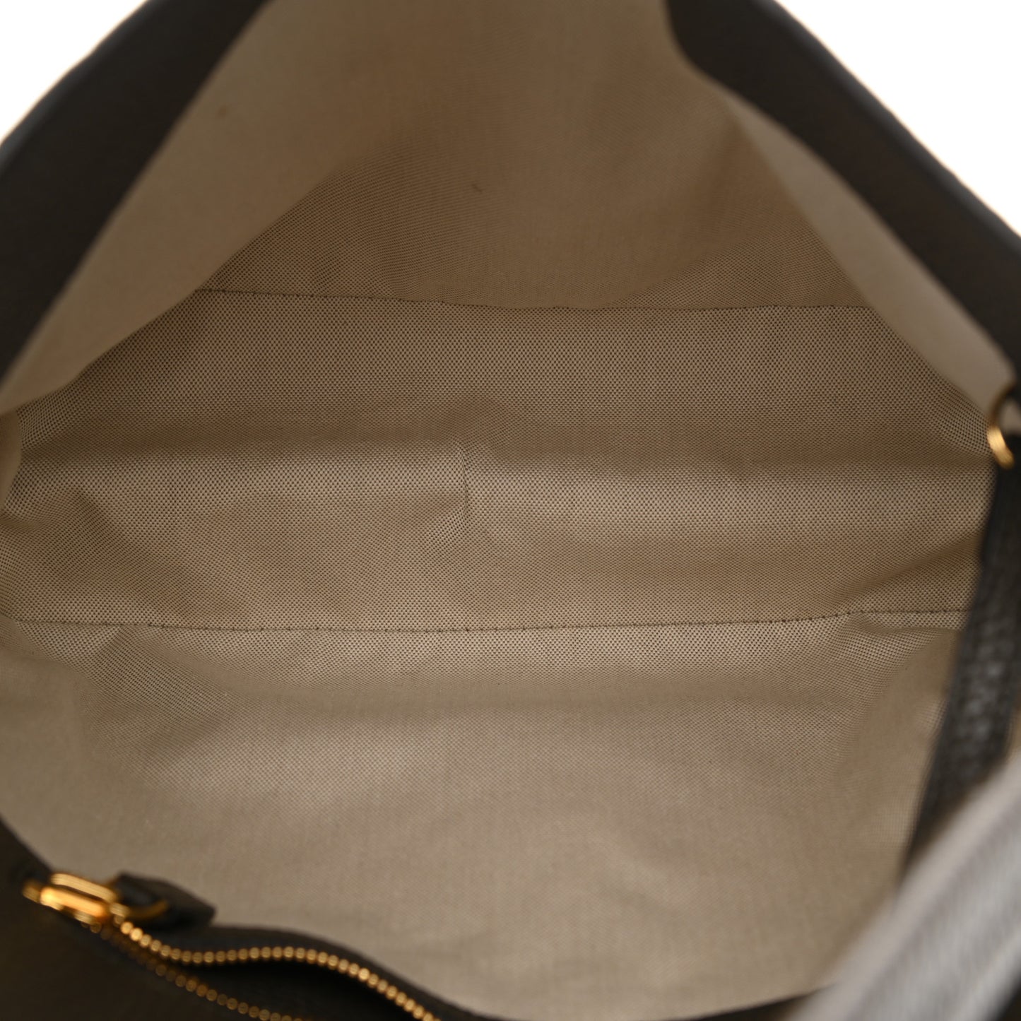 Pebbled Calfskin Alix Padlock Zip Hobo Bag Brown