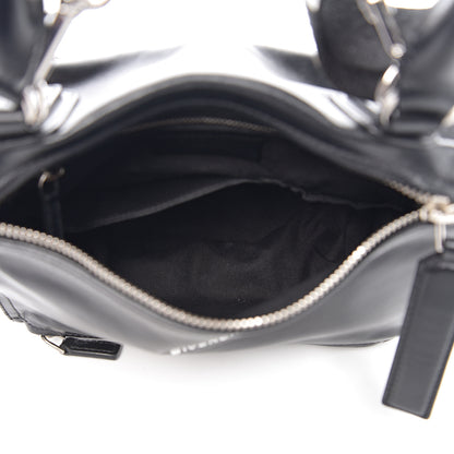 Givenchy Calfskin Medium Pandora Logo Strap Black 4 of 9