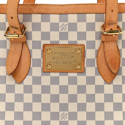 Louis Vuitton Damier Azur Hampstead MM 7 of 18