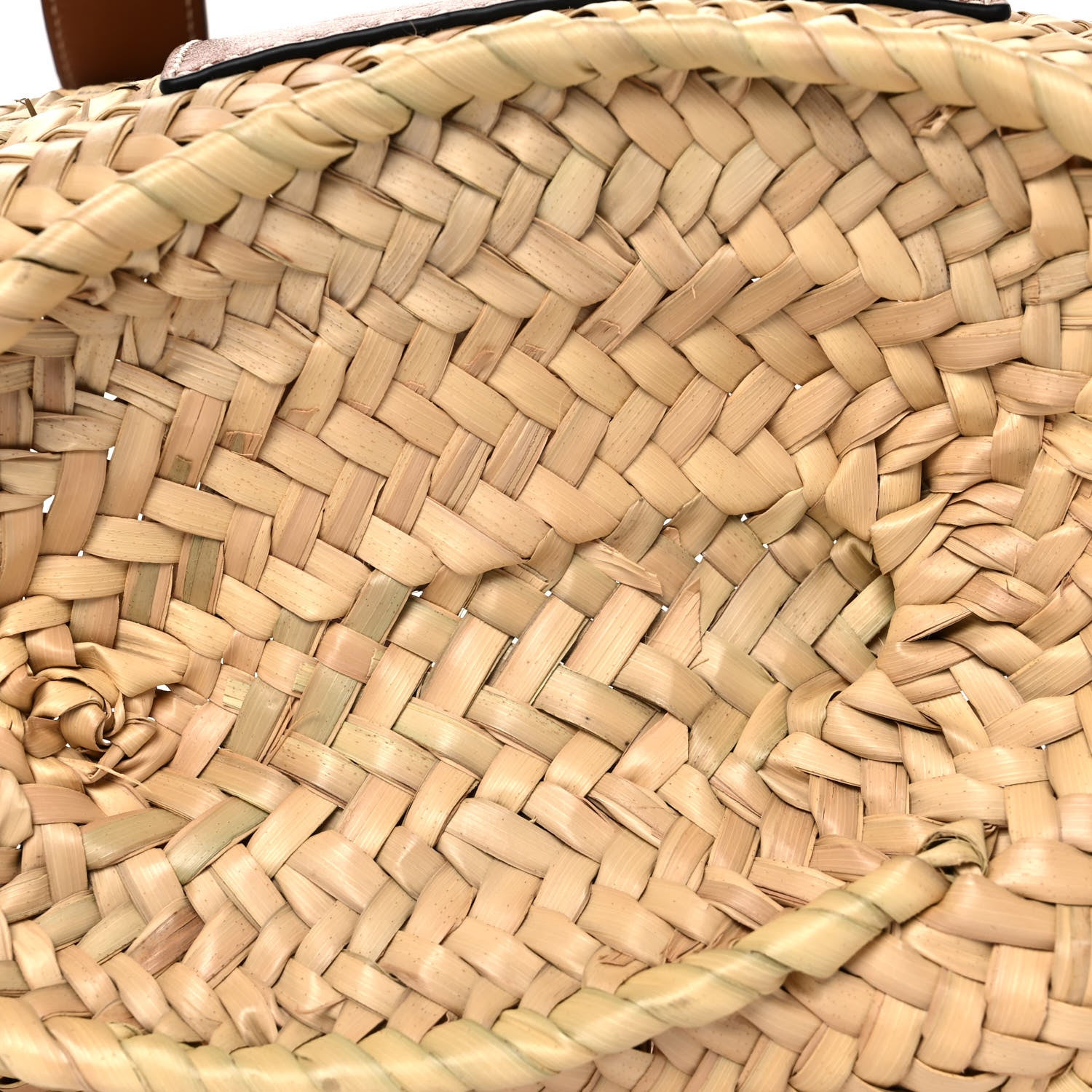 Loewe Raffia Small Basket Tote Bag Natural Tan 7 of 11