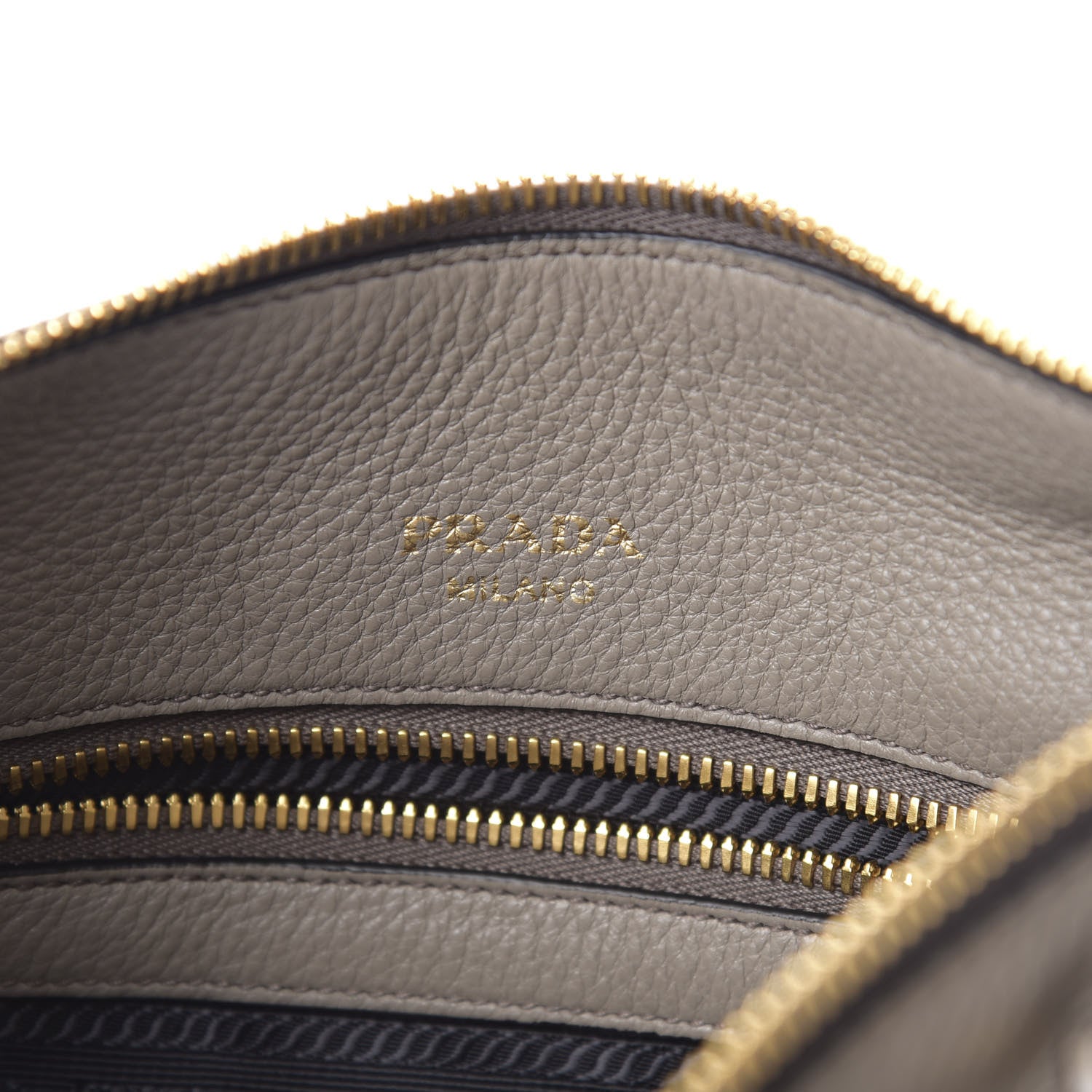 Prada Vitello Phenix Shoulder Bag Argilla 6 of 12