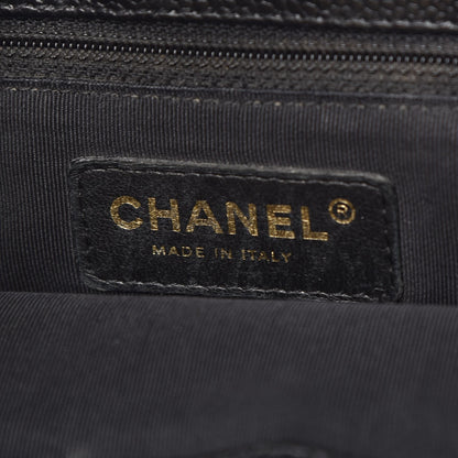 Chanel Caviar Quilted Petit Shopping Tote PST Black 6 of 8