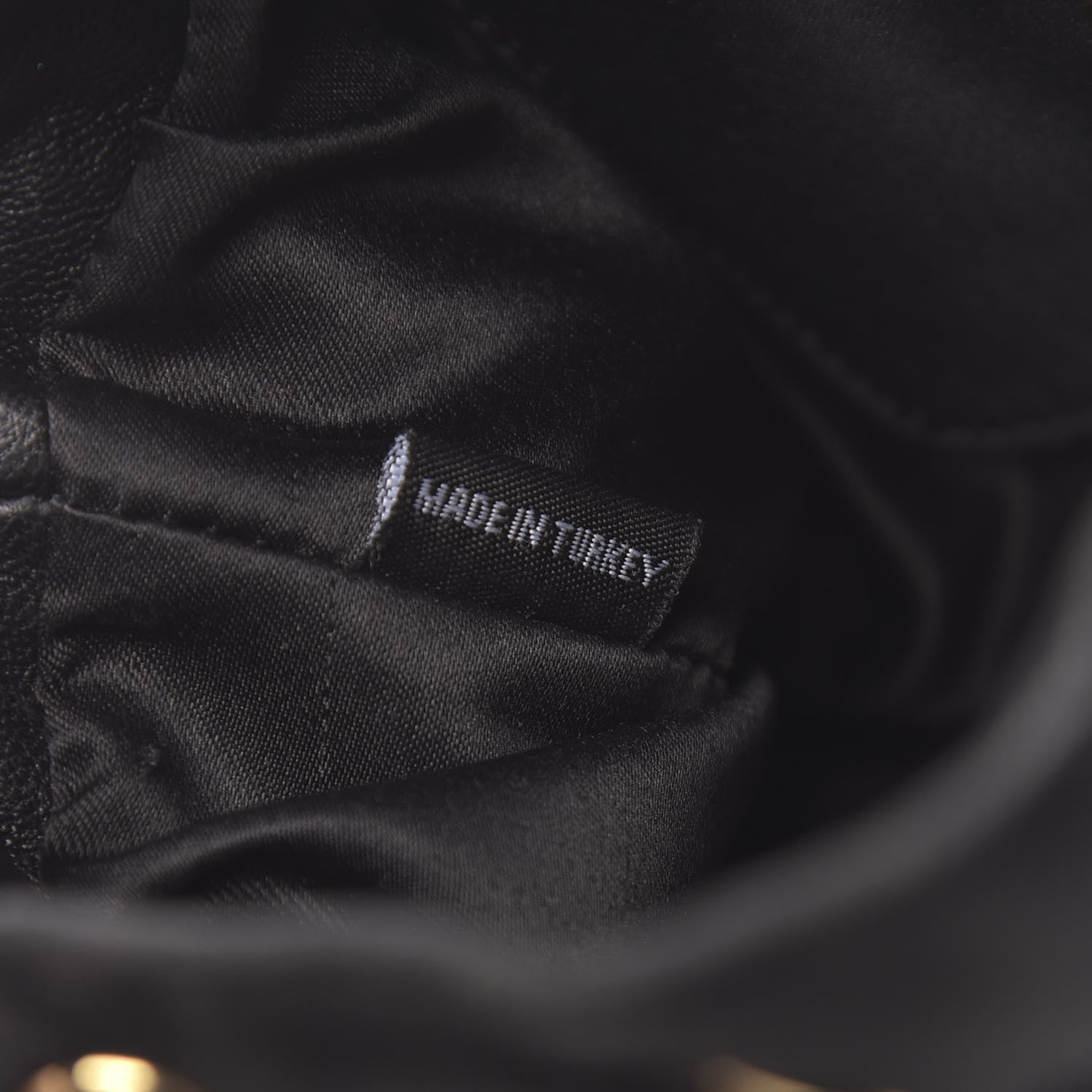 Miu Miu Nappa Matelasse Bucket Bag Black 7 of 10