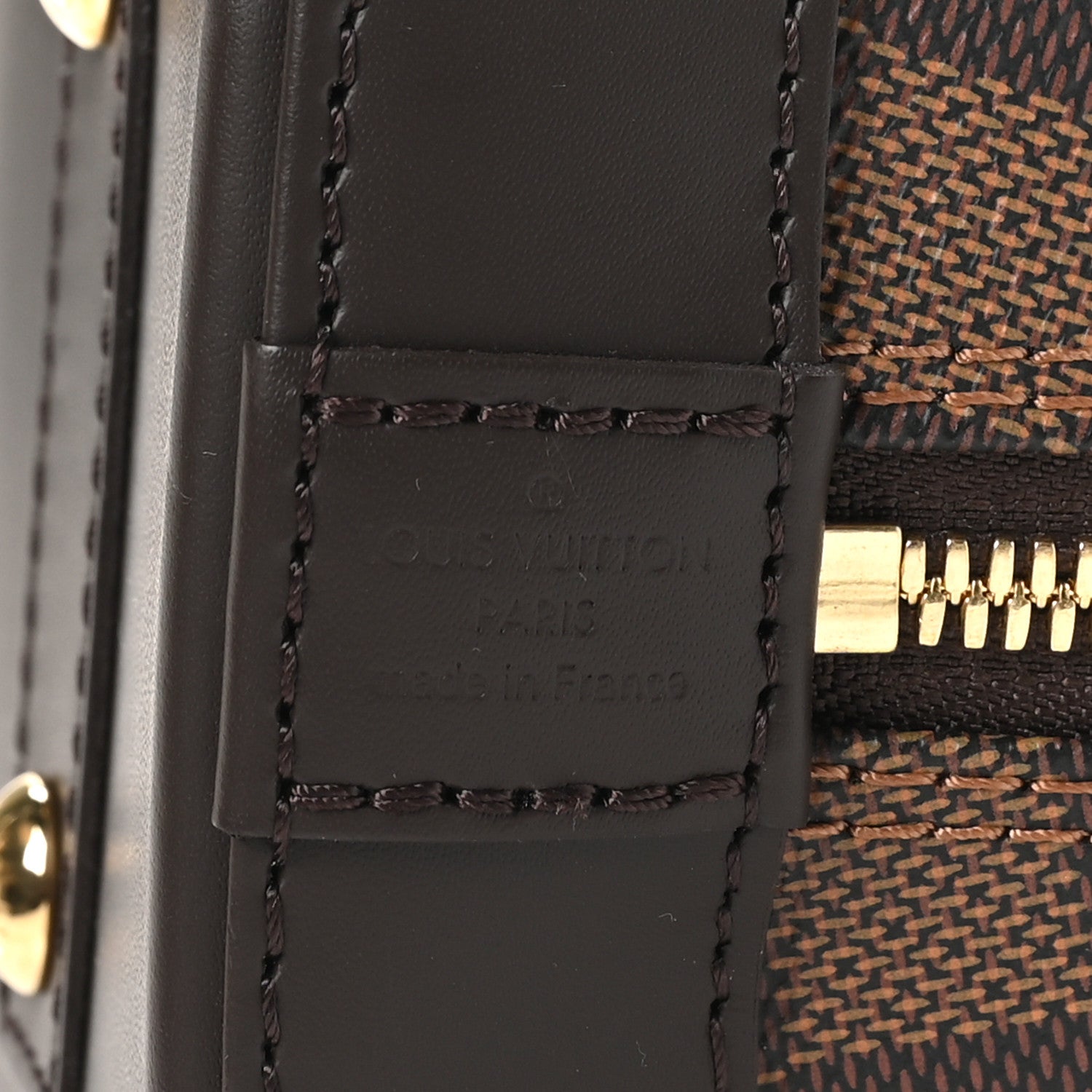 Louis Vuitton Damier Ebene Alma BB 6 of 9