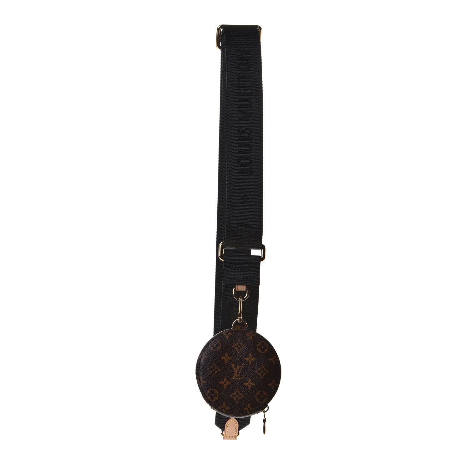 Louis Vuitton Monogram Multi Pochette Accessories Bandouliere Shoulder Strap Black 1 of 6