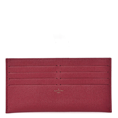 Louis Vuitton Calfskin Felicie Card Holder Insert Fuchsia 1 of 7
