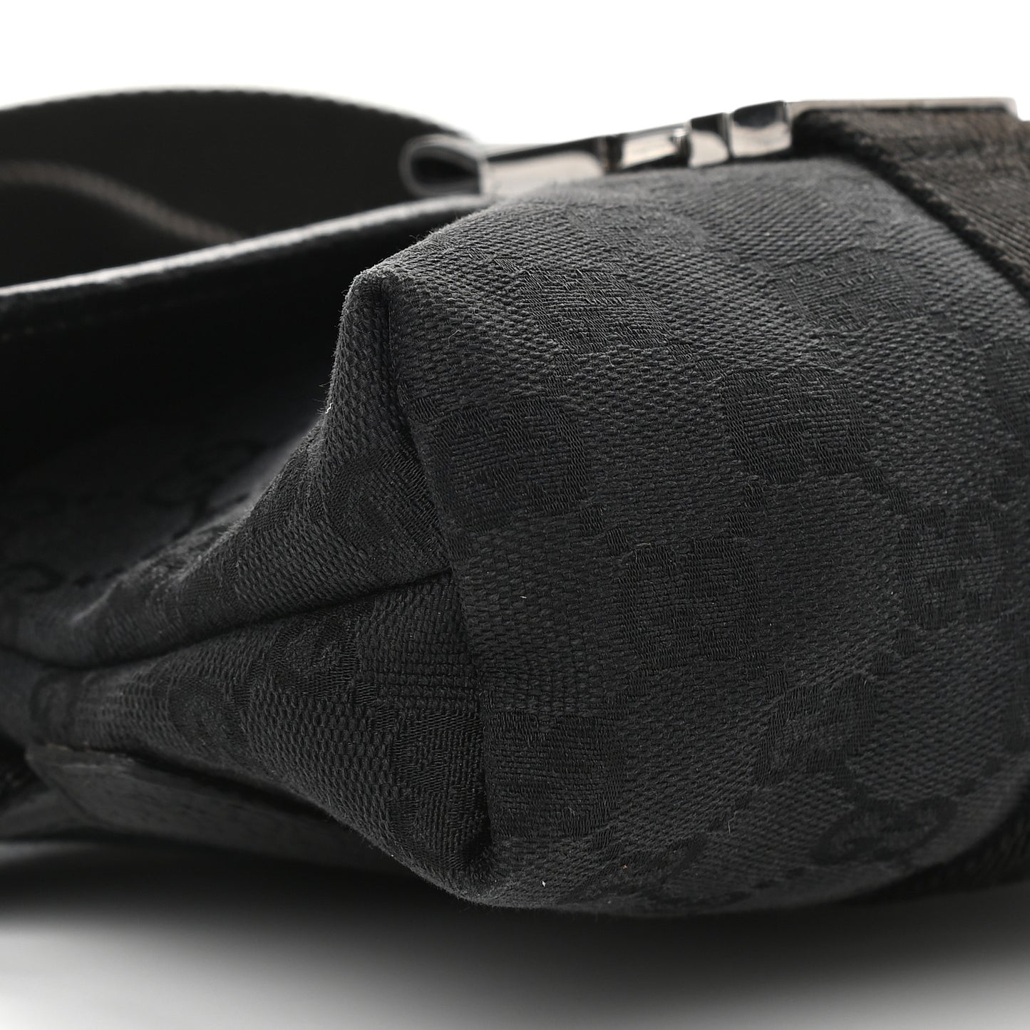 Monogram Waist Pouch Bag Black