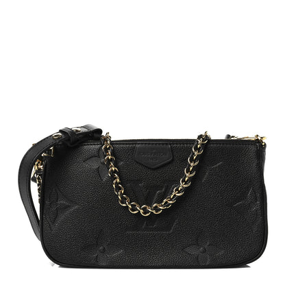 Louis Vuitton Empreinte Monogram Giant Multi Pochette Accessories Black 1 of 7