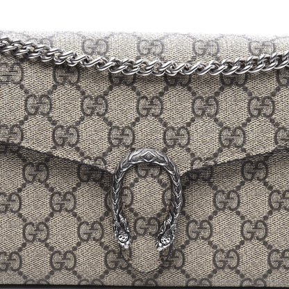 Gucci GG Supreme Monogram Mini Dionysus Chain Wallet Beige Taupe 9 of 10