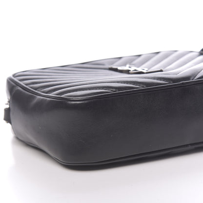 Saint Laurent Calfskin Matelasse Monogram Lou Camera Bag Black 7 of 15