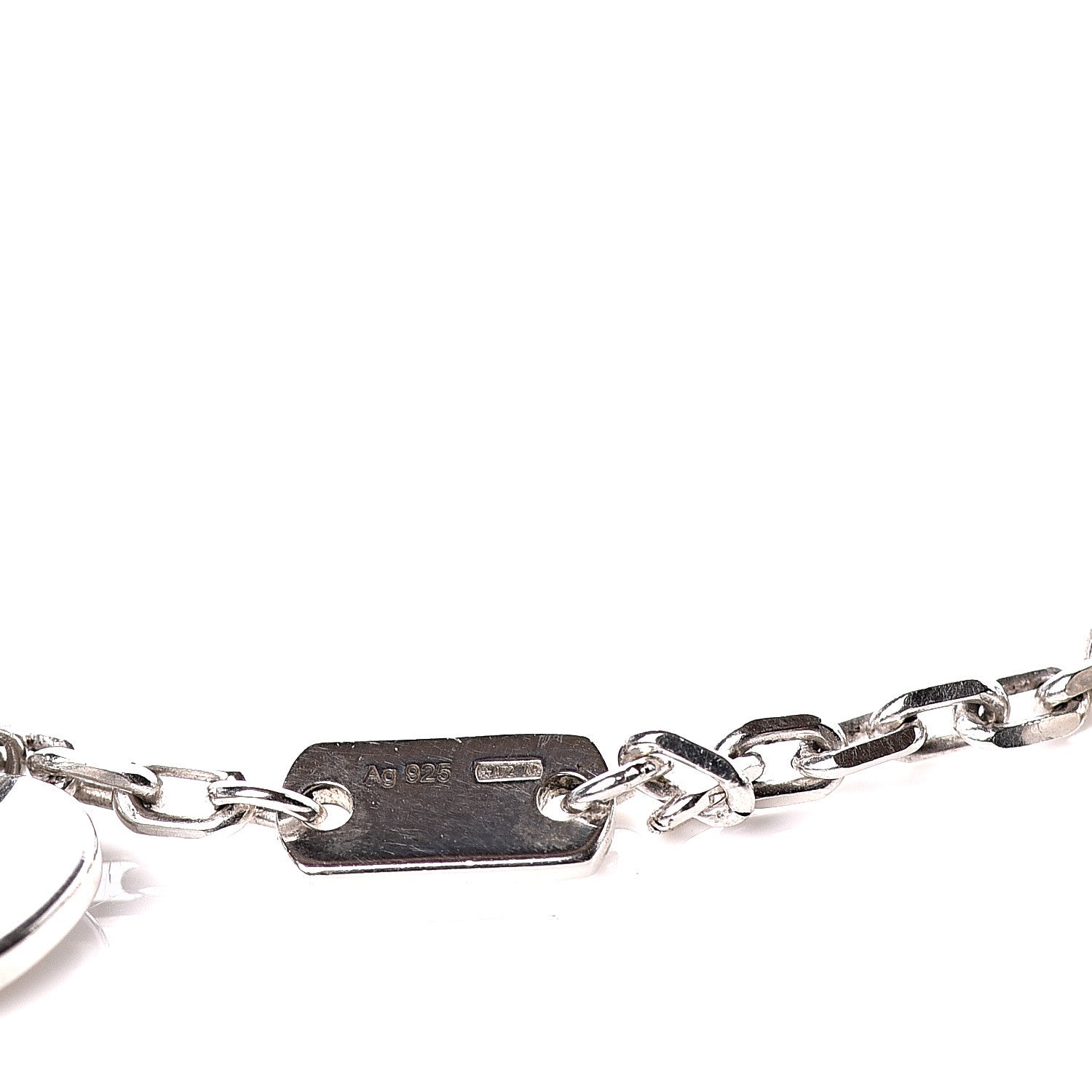 Gucci Sterling Silver Trademark Charm Bracelet 4 of 5
