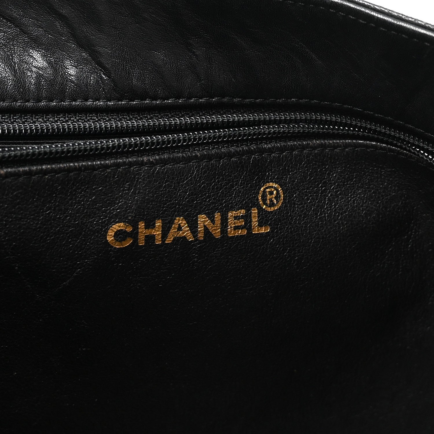 Chanel Lambskin CC Tote Black 6 of 10