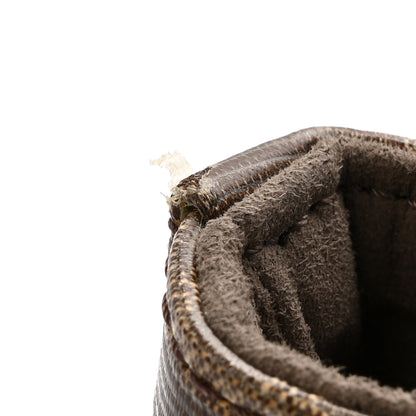 Fendi Glazed Fabric Vitello Grace F is Fendi FF 1974 Stamp Patch Grande Mon Tresor Bucket Bag Mogano Panna Iris 14 of 14