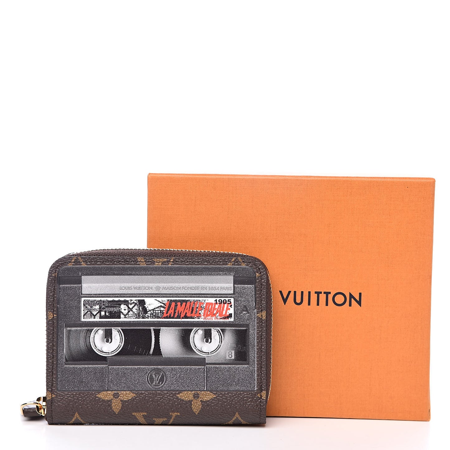 Monogram Video Tape Zippy Coin Purse Wallet