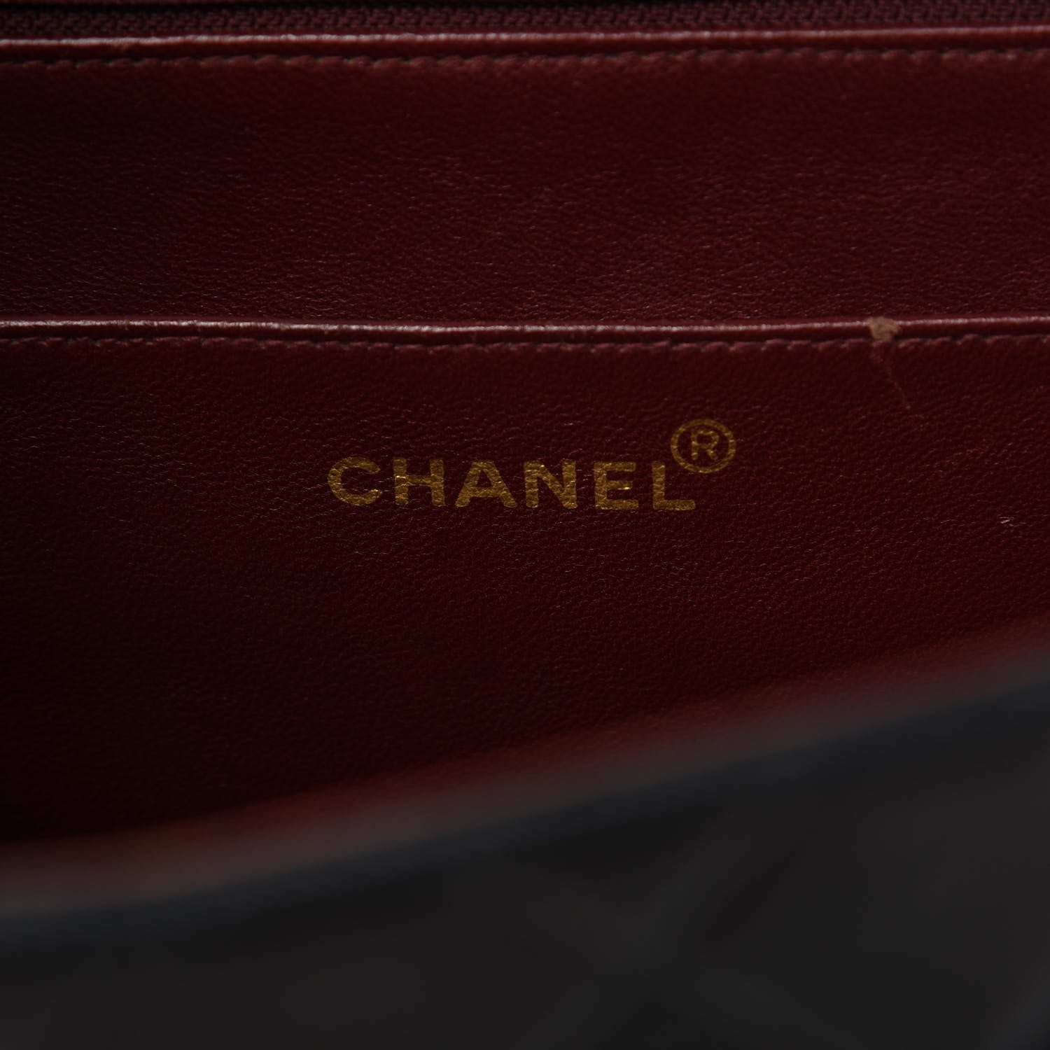 Chanel Lambskin Quilted XL Jumbo Single Flap Black 8 of 9