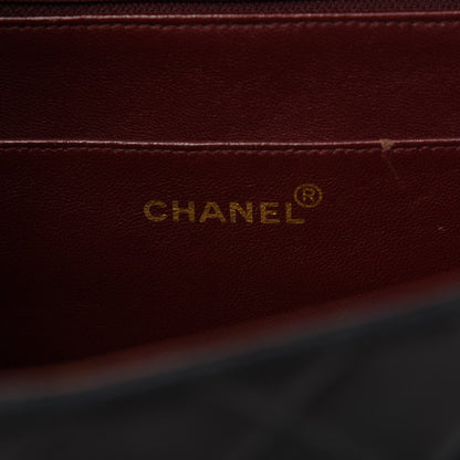 Chanel Lambskin Quilted XL Jumbo Single Flap Black 8 of 9