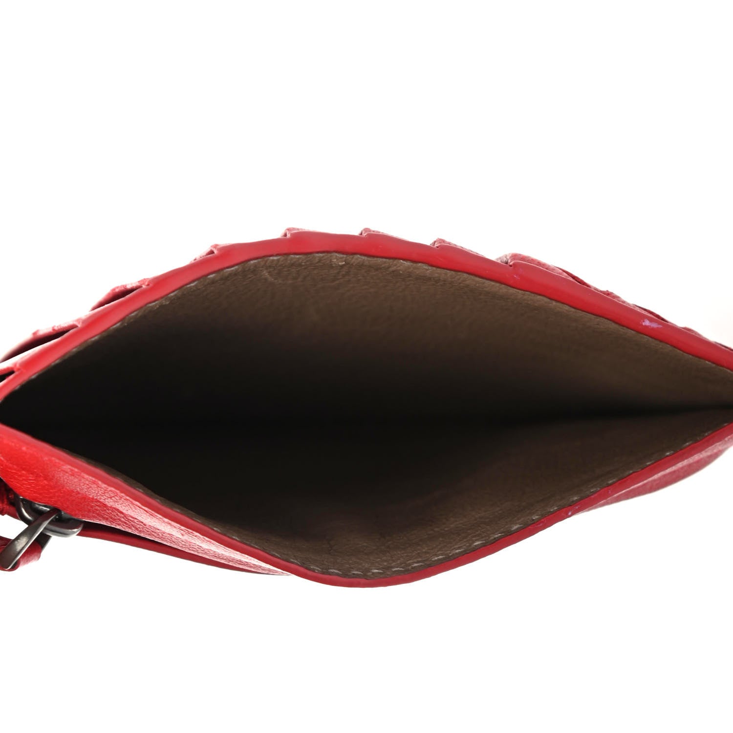 Bottega Veneta Nappa Intrecciato Card Case Red 4 of 4