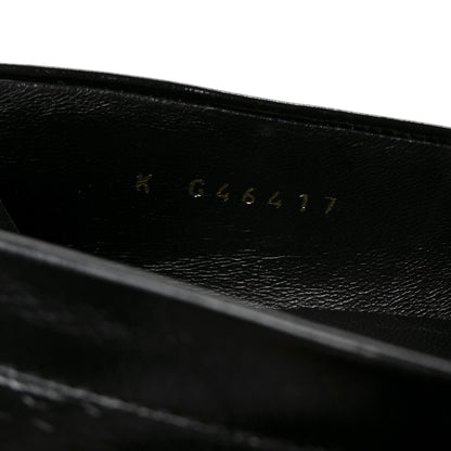 Chanel Calfskin CC Moccasin Loafers 38.5 Black 18 of 20