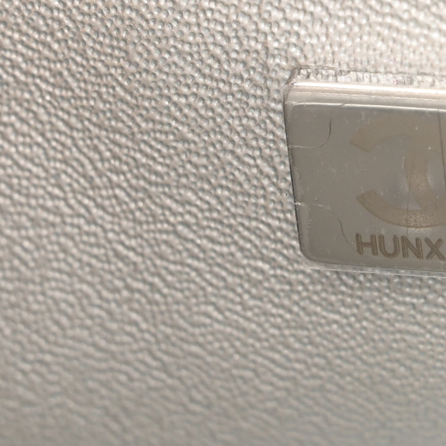 Metallic Lambskin Quilted Mini Rectangular Flap Silver