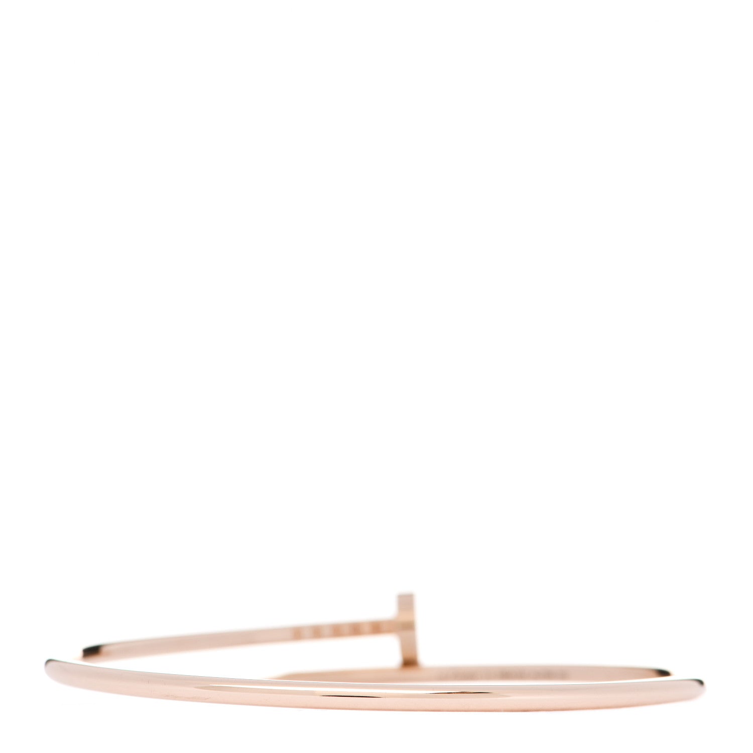 Cartier 18K Pink Gold Small Juste Un Clou Bracelet 17 2 of 3
