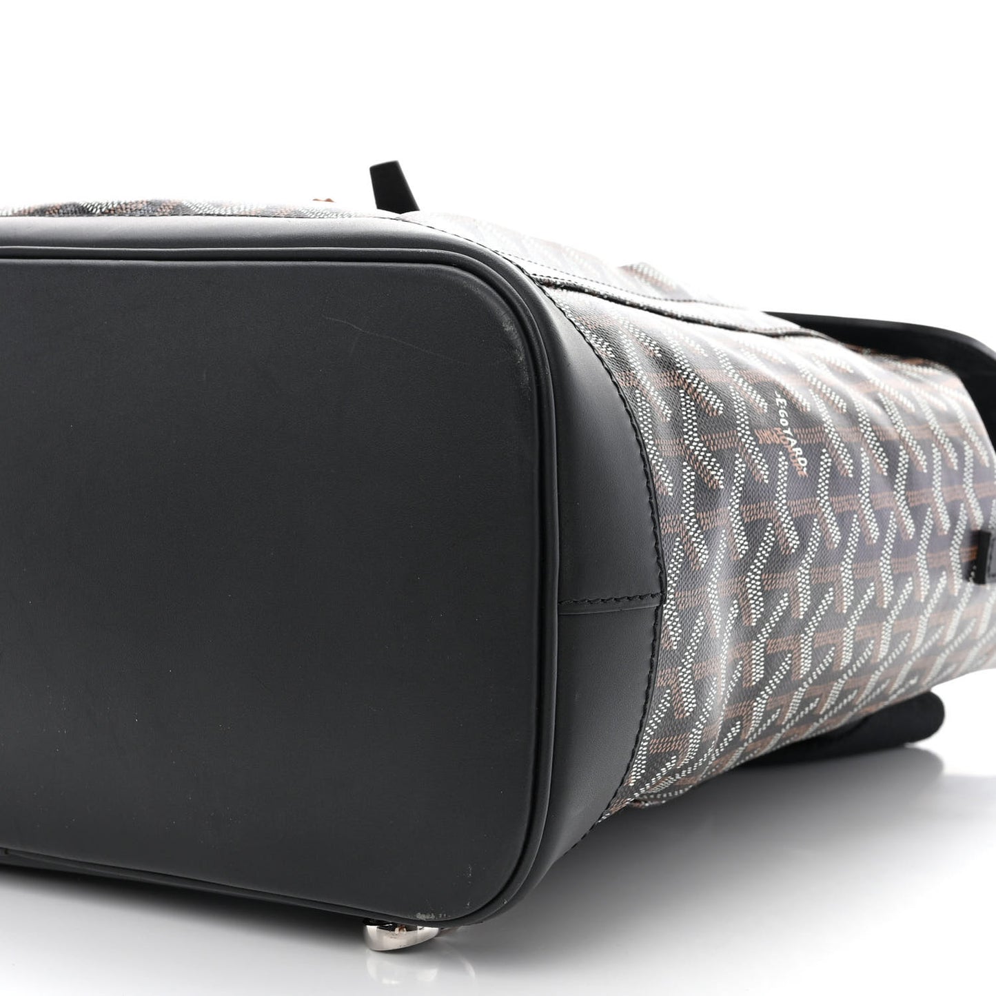 Goyardine Calfskin Alpin MM Backpack Black