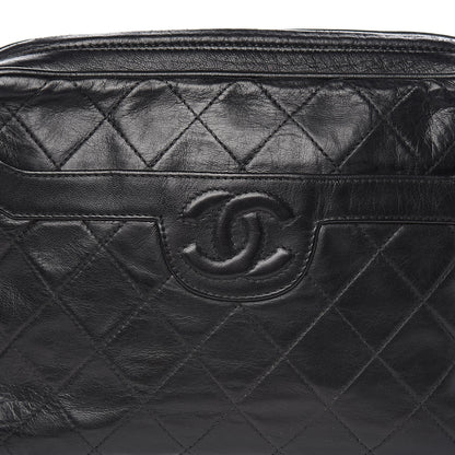 Chanel Lambskin Quilted CC Tassel Camera Case Black 13 of 13