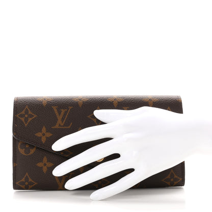 Louis Vuitton Monogram Sarah Wallet NM Coquelicot 2 of 8