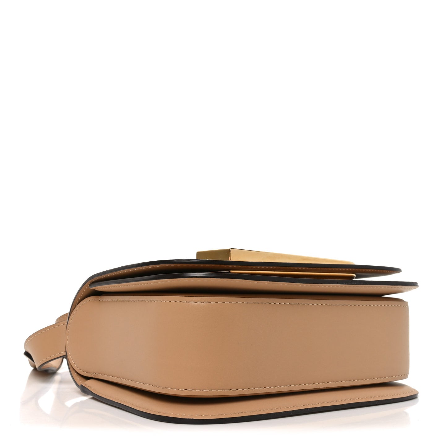 Olen Calfskin Small Lingot Crossbody Latte