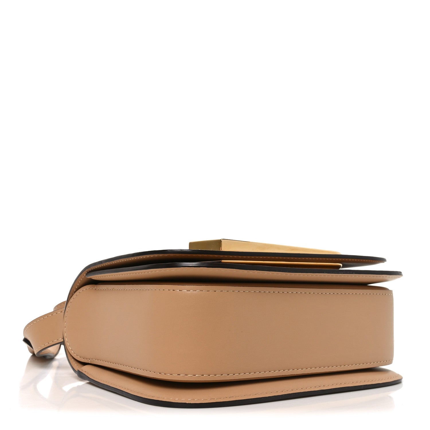 Delvaux Olen Calfskin Small Lingot Crossbody Latte 4 of 9