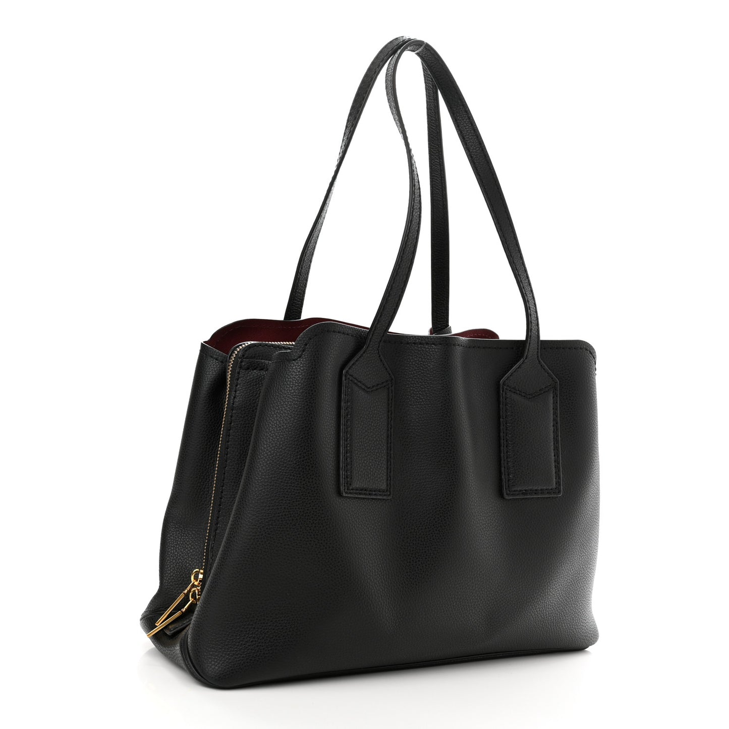 Pebbled Calfskin The Editor 38 Tote Black