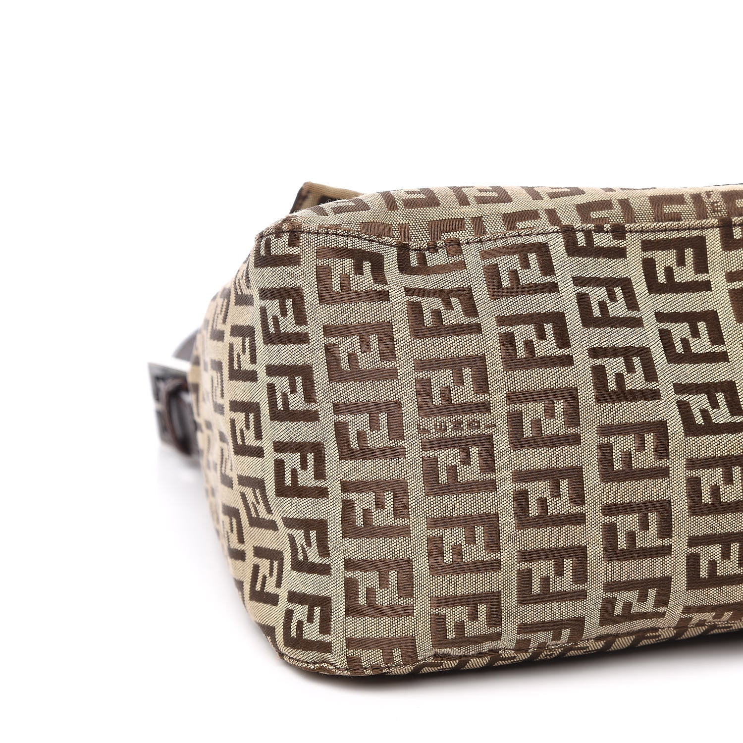 Fendi Zucchino Mama Baguette Dark Brown 8 of 10