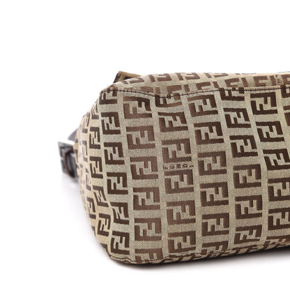 Fendi Zucchino Mama Baguette Dark Brown 8 of 10