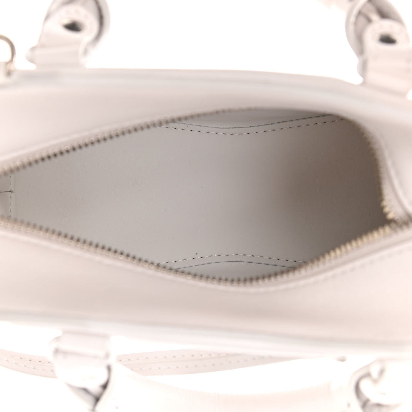 Cake Calfskin Tonal Hardware Mini Neo Classic City White