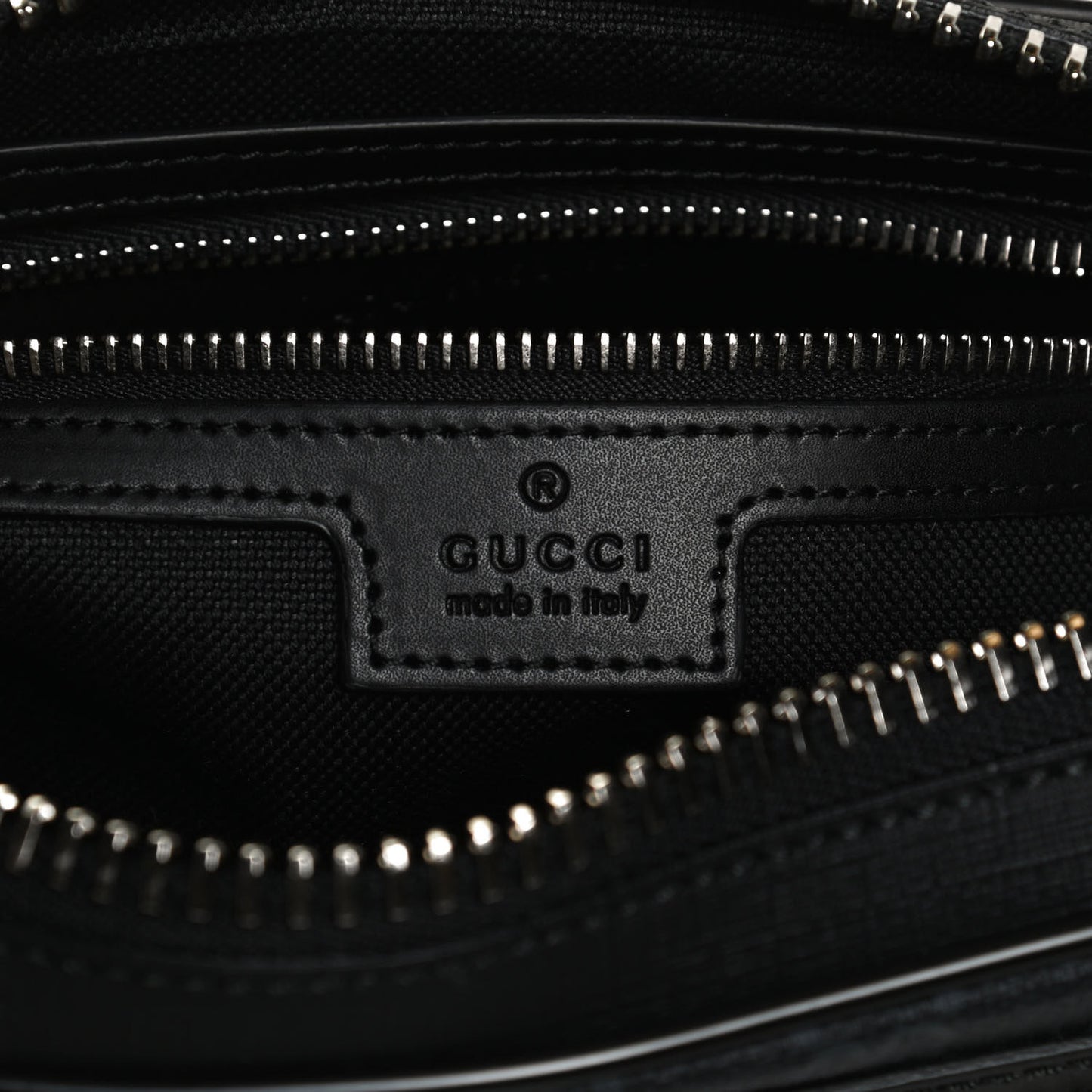 Soft GG Supreme Monogram Web Belt Bag Black Grey