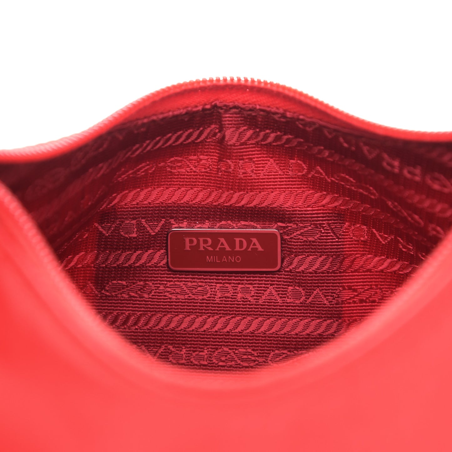 Tessuto Nylon Mini Re-Edition 2000 Bag Rosso