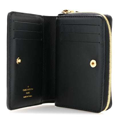 Louis Vuitton Lambskin Embossed Monogram Lou Coussin Wallet Black 5 of 7