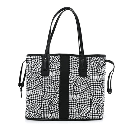 MCM Visetos Medium Liz Reversible Shopper Tote Black 4 of 16