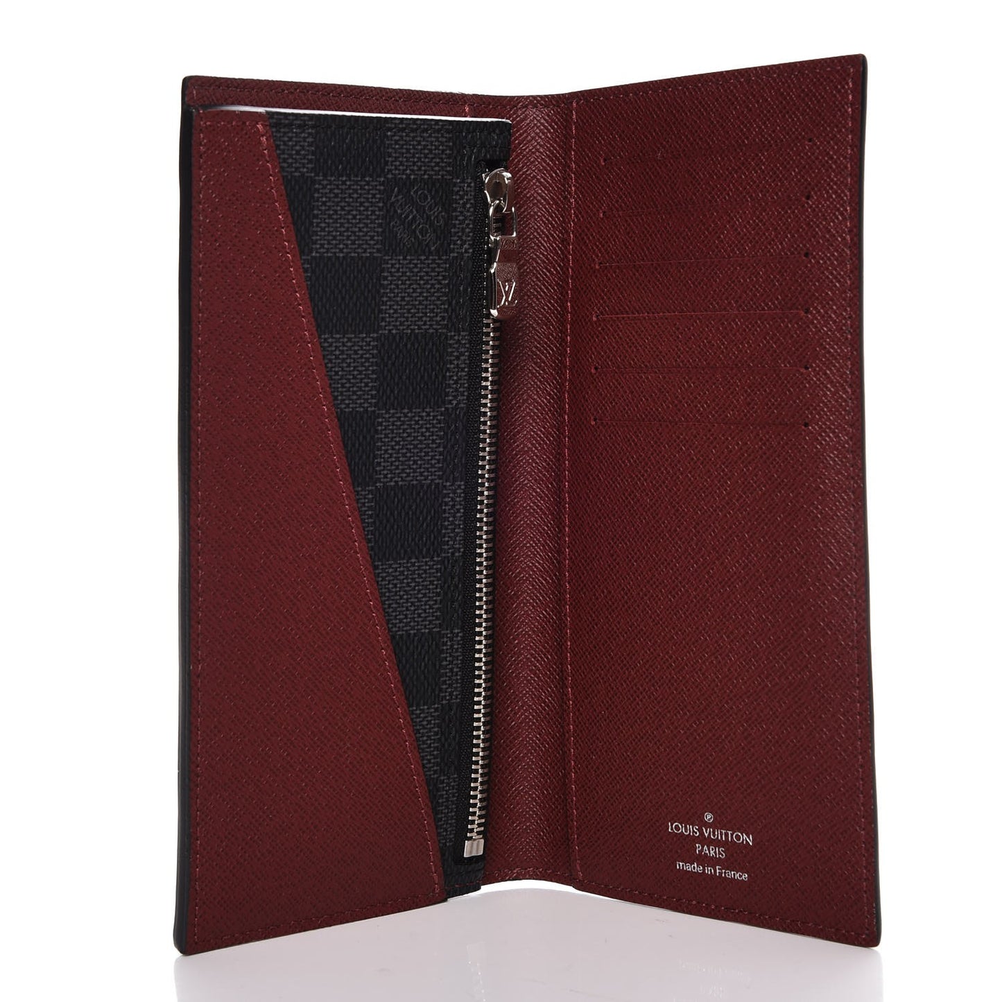 Damier Graphite Alexandre Wallet Bordeaux