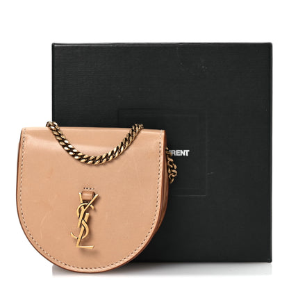 Saint Laurent Calfskin Monogram Baby Kaia Crossbody Bag Vintage Brown 12 of 12