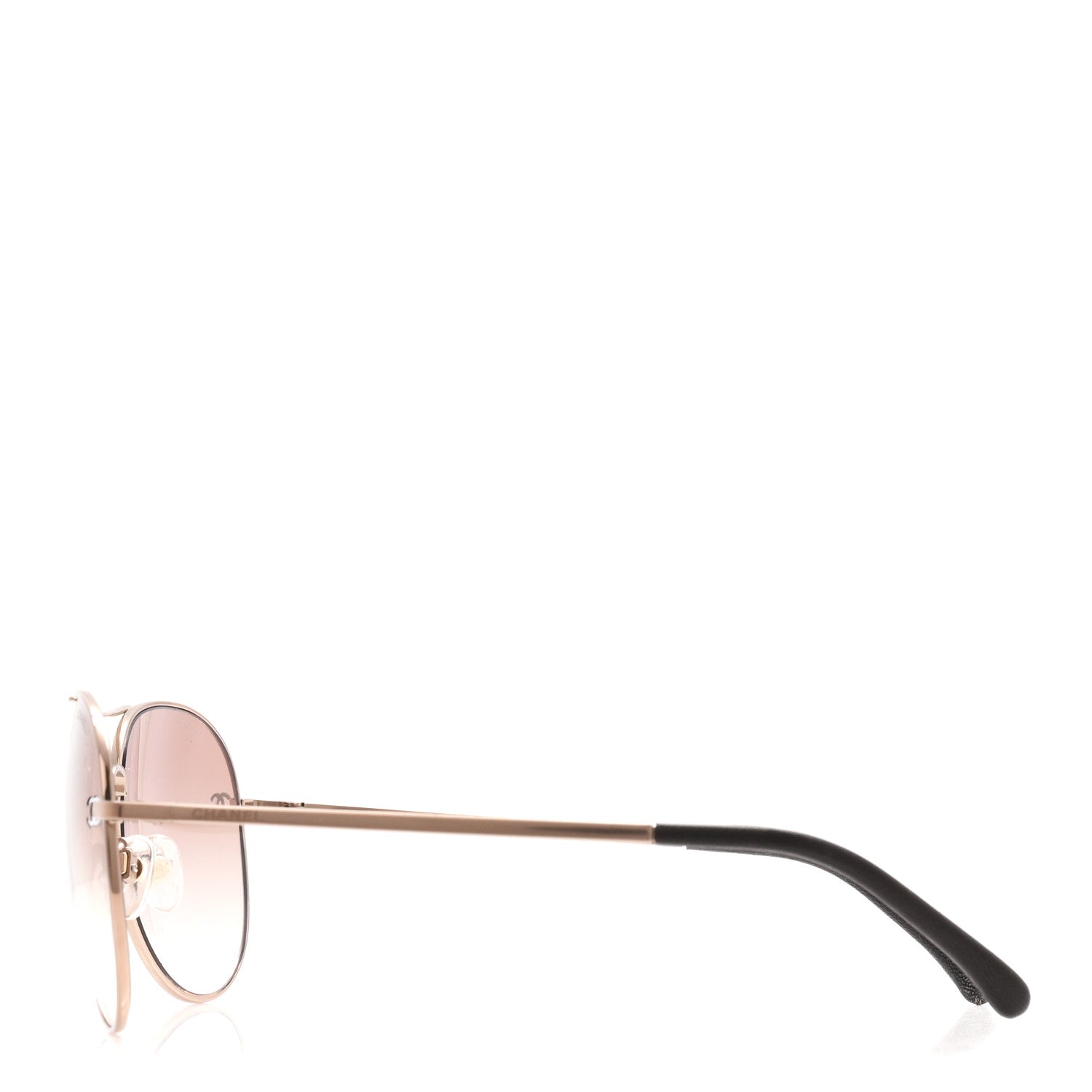 Chanel Metal Aviator CC Sunglasses 4189-T-Q Rose 3 of 8