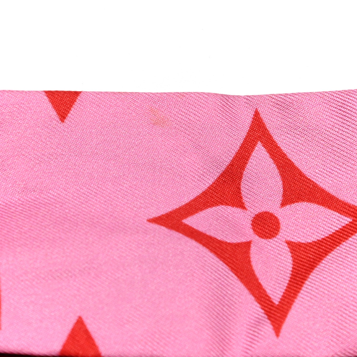 Louis Vuitton Silk Ultimate Monogram BB Bandeau Red 5 of 5