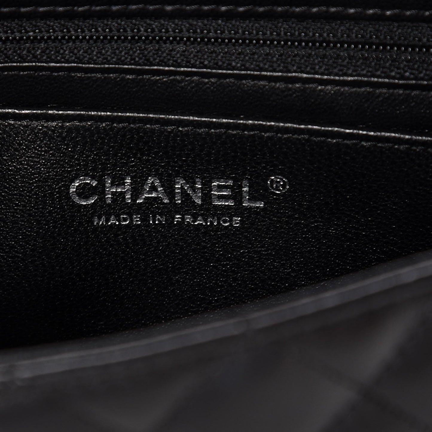 Lambskin Quilted Mini Rectangular Flap Black