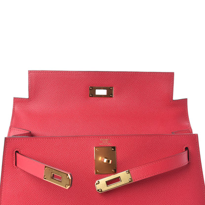 Hermes Epsom Kelly Sellier 28 Rose Extreme 12 of 40