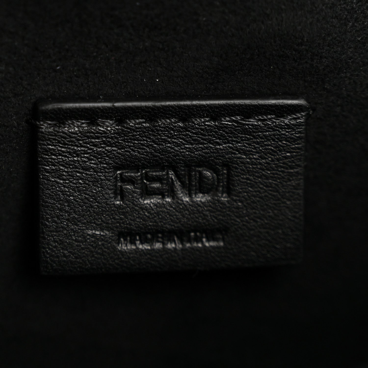 Fendi Vitello Brenta Cher Nano Fendi C'mon Black 6 of 13