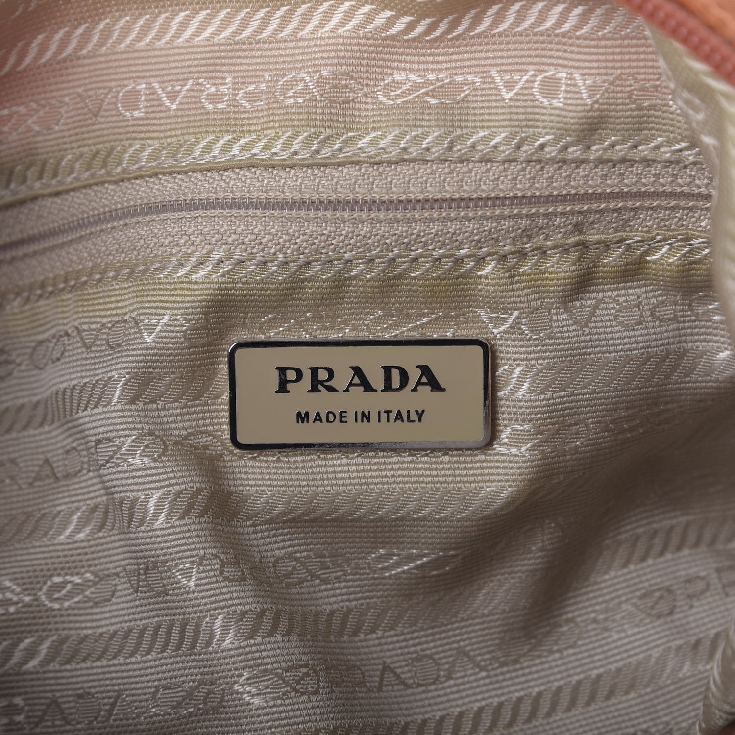 Prada Tessuto Nylon Shoulder Bag Papaya 8 of 9
